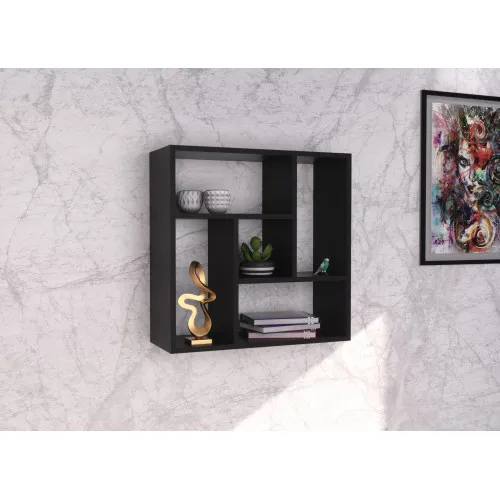 Полка навесная П-3, Антрацит, 610/230/610