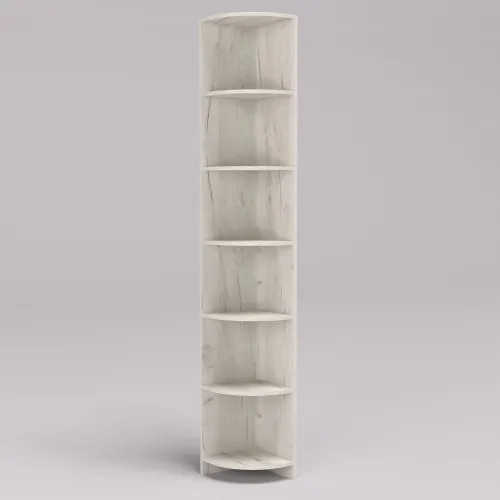 Тумба офисная, стеллаж ОК-1, Дуб Крафт Белый, 320/320/2100