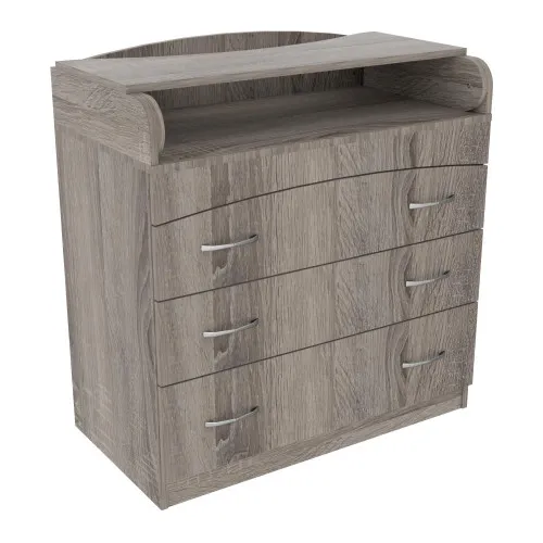 Комод пеленальный №2, Дуб Сонома Трюфель, 864/465/916