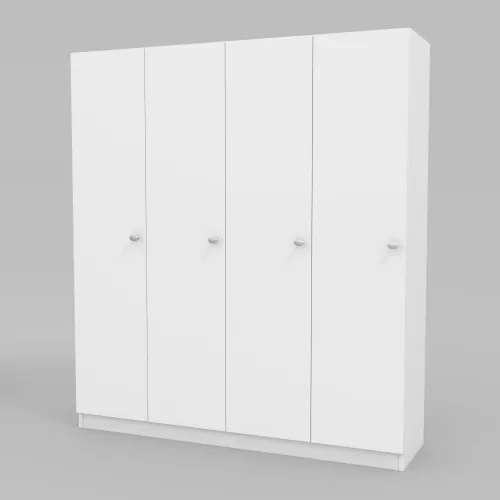 Шкаф секционный для раздевалки ШС-2, Белый, 1200/318/1350