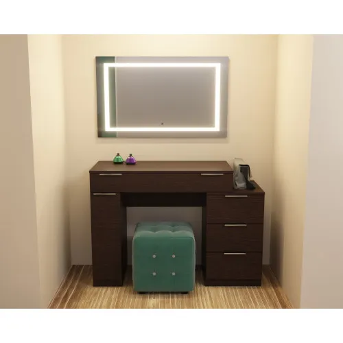 Стол туалетный Трюмо Кристалл, Венге Магия, 1200/452/847