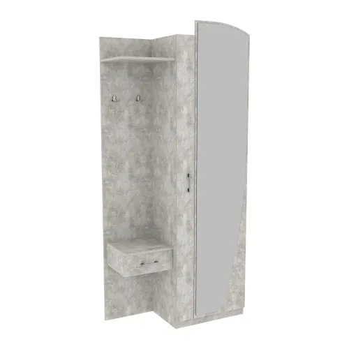 Прихожая Соло-1, Бетон, 1000/400/2140