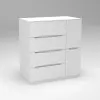 Комод Дельта №2, Білий, 1090/610/1200