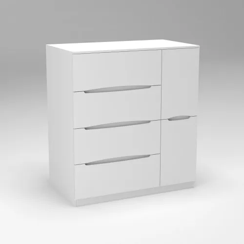 Комод Дельта №2, Білий, 1090/610/1200