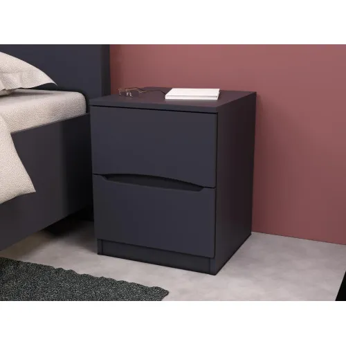 Тумба прикроватная Дельта, Антрацит, 400/400/500
