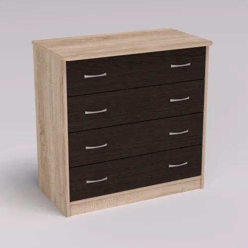 Комод Диана №1, Дуб Сонома+Венге Магия, 800/440/800