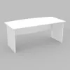 Стіл офісний Лідер, Білий, 1800/900/760