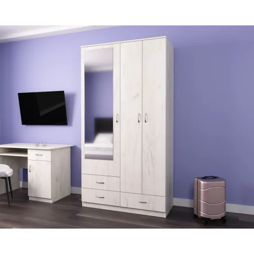 Прихожая ГКШ-8, Дуб Крафт Белый, 1120/480/2100