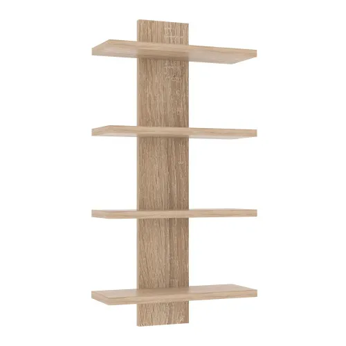 Полка навесная ПН-5, Дуб Сонома, 350/140/700