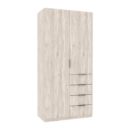 Шкаф Кристалл 1, Самоа Дымчатый, 1000х520х2100 1