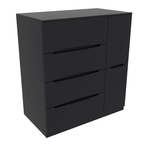 Комод Дельта №2, Антрацит, 1090/610/1200