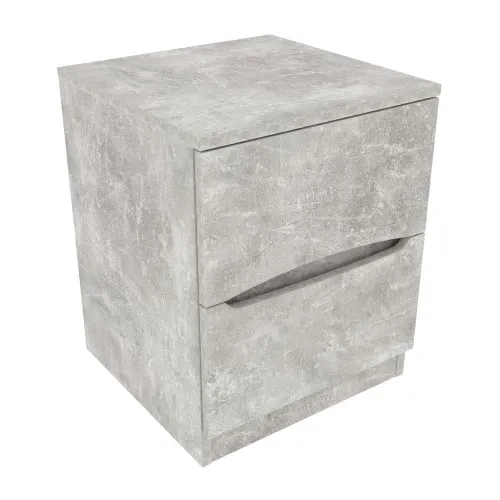 Тумба прикроватная Дельта, Бетон, 400/400/500