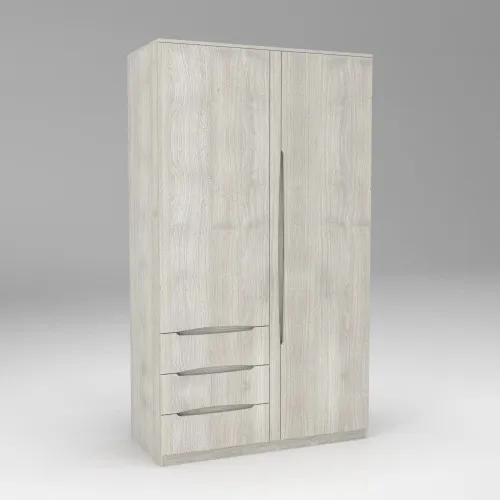 Шкаф Дельта 1, Дуб Шамони Светлый, 1200х550х2100