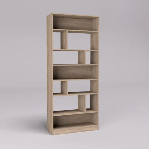 Стеллаж ОС-7, Дуб Сонома, 900/350/2100