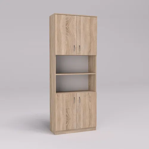 Шкаф офисный ОШ-3, Дуб Сонома, 800/340/2100