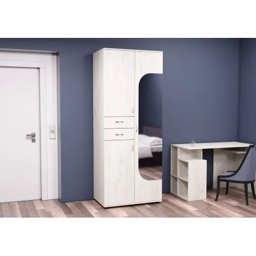 Прихожая ГКШ-2, Дуб Крафт Белый, 840/520/2100