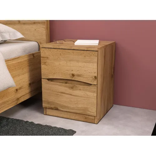 Тумба прикроватная Дельта, Дуб Аппалачи, 400/400/500