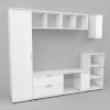 Стенка в гостиную Ketrin-1, Белый, 2240х425х1880