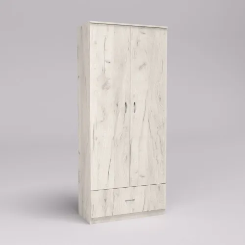 Прихожая ГКШ-5, Дуб Крафт Белый, 900/430/2100