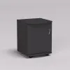 Тумба прикроватная V-3, Антрацит, 350/350/450
