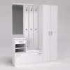 Прихожая Соло-3, Белый, 1600/400/2100