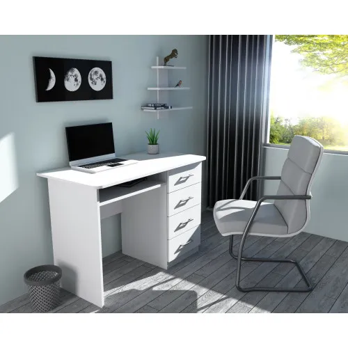 Стол письменный СП-1 №11, Белый, 1100/550/760