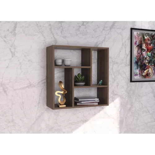 Полка навесная П-3, Дуб Сонома Трюфель, 610/230/610