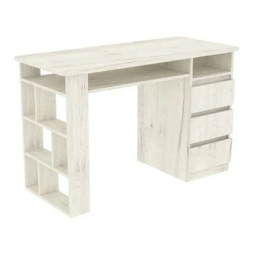 Стол маникюрный СМ-2, Дуб Крафт Белый, 1200/550/760