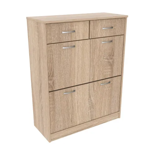 Тумба для обуви №2, Дуб Сонома, 800/350/1010