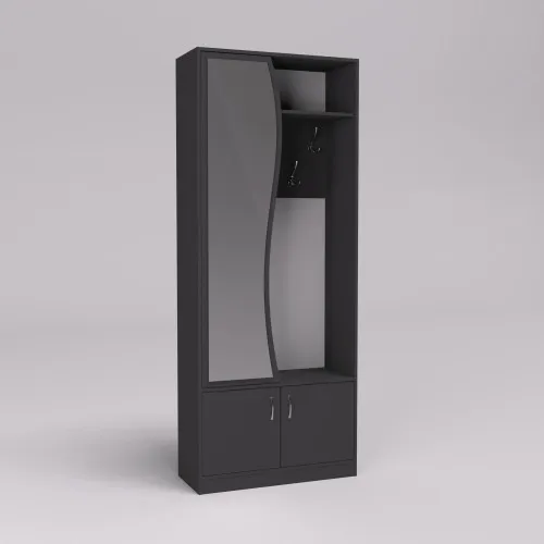 Прихожая ГКШ-3, Антрацит, 840/350/2100