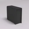Стіл-тумба №1, Антрацит, 1750х800х750
