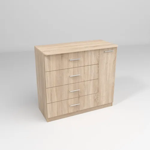 Комод Сабрина №2, Дуб Сонома, 1100/500/1000