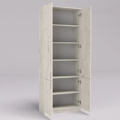 Шкаф ОШК-1, Дуб Крафт Белый, 800/340/2100