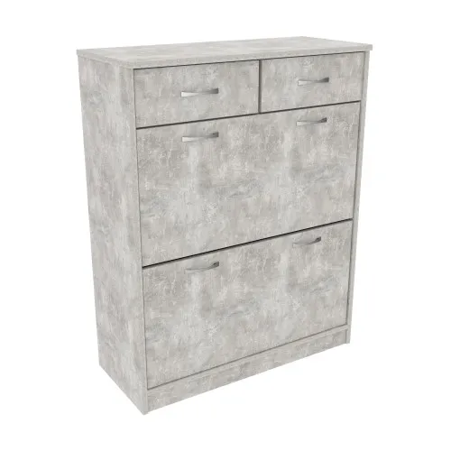 Тумба для обуви №2, Бетон, 800/350/1010