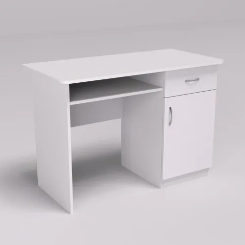 Стол письменный СП-1 №10, Белый, 1100/550/760