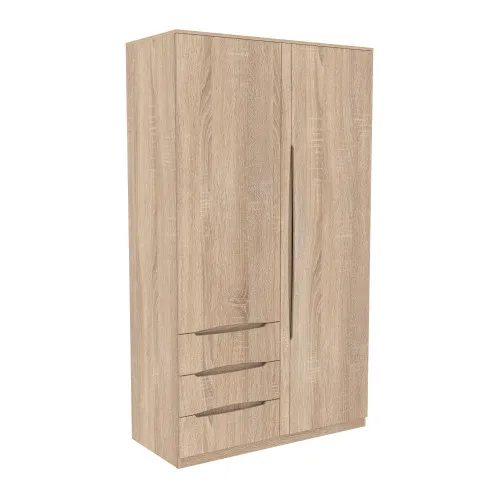 Шкаф Дельта 1, Дуб Сонома, 1200х550х2100