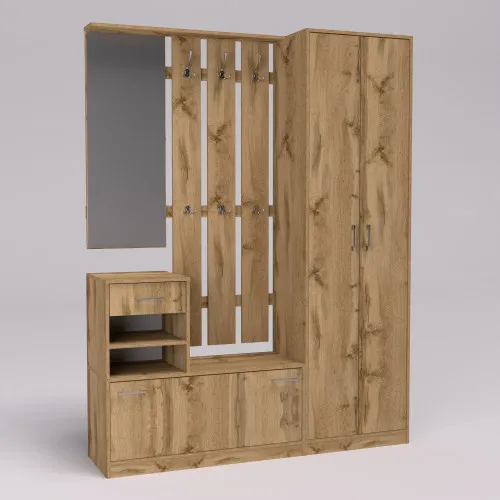 Прихожая Соло-3, Дуб Аппалачи, 1600/400/2100