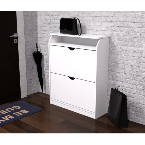 Тумба для обуви №1, Белый, 800/250/1000