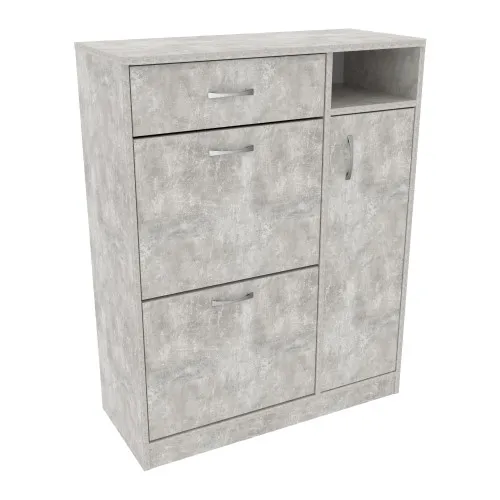 Тумба для обуви №5, Бетон, 800/350/1010