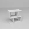 Тумба прикроватная S-1, Белый, 500/300/500