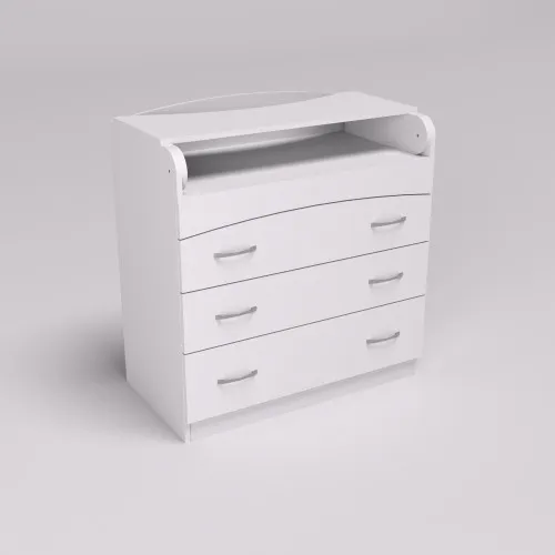 Комод пеленальный №2, Белый, 864/465/916