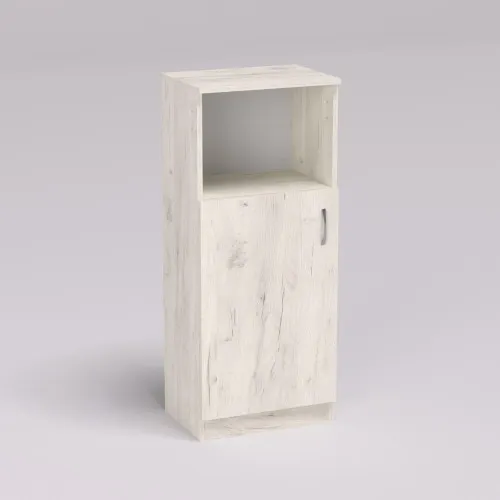 Тумба офисная ОПМ-2, Дуб Крафт Белый, 450/320/1080