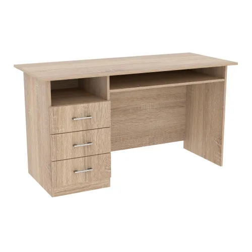 Стол офисный ОСП-3, Дуб Cонома, 1400/600/760
