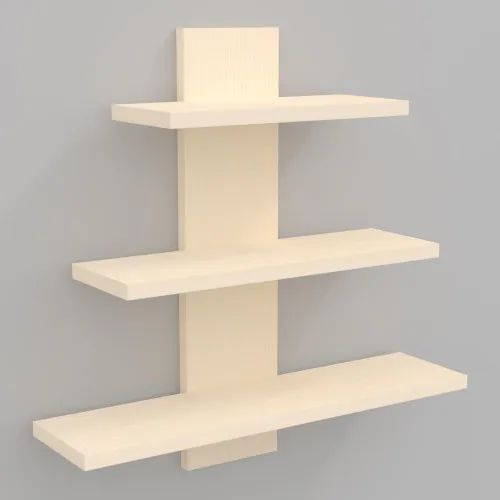 Полка навесная П-1, Венге Светлый, 500/140/500