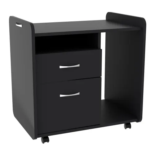 Тумба офисная ТМО-2, Антрацит, 650/450/650