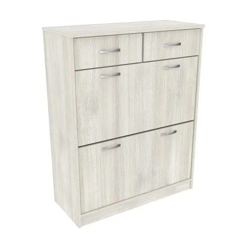 Тумба для обуви №2, Дуб Шамони Светлый, 800/350/1010