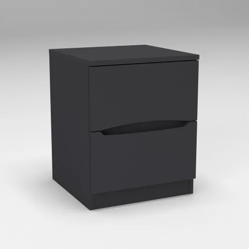 Тумба прикроватная Дельта, Антрацит, 400/400/500