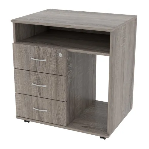 Тумба офисная ТМО-4, Дуб Сонома Трюфель, 700/520/760