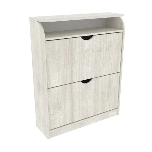 Тумба для обуви №1, Дуб Шамони Светлый, 800/250/1000