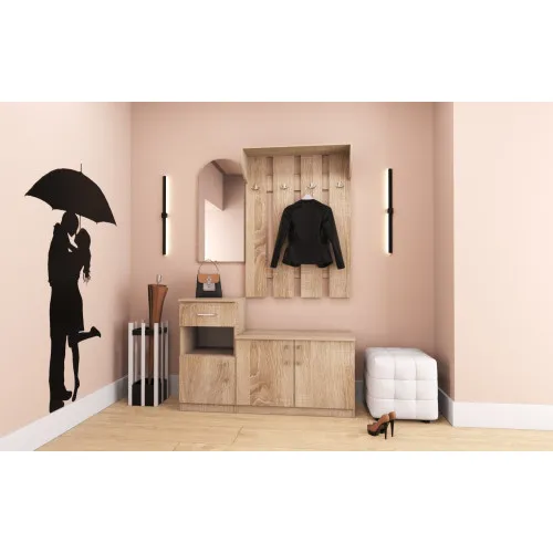 Прихожая Алиса, Дуб Сонома, 1000/400/1880